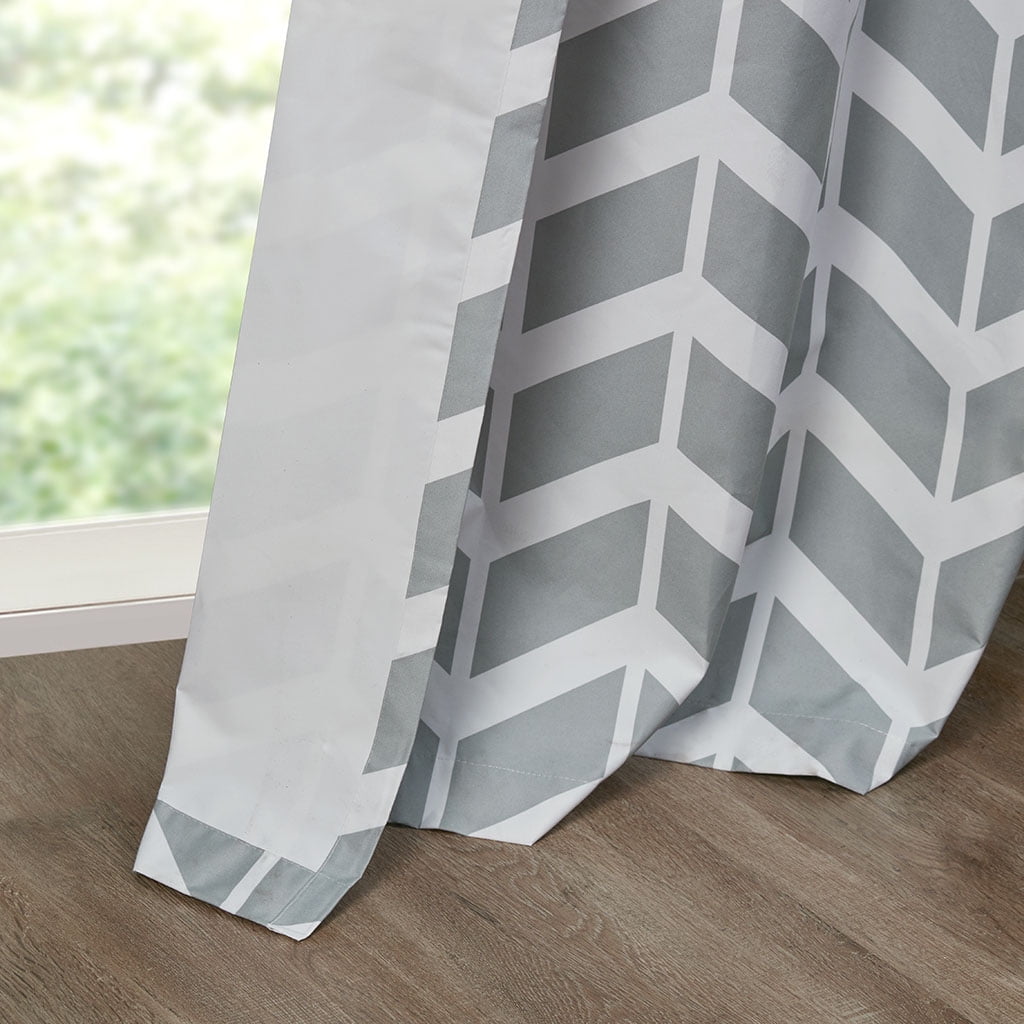 Printed Room Darkening Grommet Top Panel Pair
