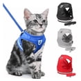 thumbnail image 3 of Arnés para exteriores para mascotas, protección para perros pequeños, arnés para gatos a prueba de escape (azul), se recomiendan 5-7 kg, 3 of 3
