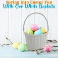 thumbnail image 5 of Fun Express 12 Inch White Wooden Easter Basket, 5 of 6