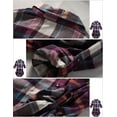 thumbnail image 5 of Matchstick Women Long Sleeve Flannel Plaid Checked Shirt (XS-XXL), 5 of 5
