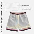 thumbnail image 3 of FORMRS Boys Swim Trunks Quick Dry Mesh Liner Boardshorts Sizes XS-XL, Orange Circle, 3 of 7