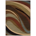 thumbnail image 2 of Style Haven  Hayden Abstract Waves Multi-colored Area Rug-- 6'7" x 9'6" 6' x 9' Living Room, Bedroom, Dining Room, 2 of 2