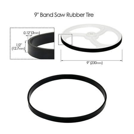 

RANMEI WoodWorking Band Saw Rubber Band Band Saw Scroll Wheel Rubber Ring 8-14Inch