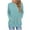 Light Blue, variant on QQAMB Hoodies for Women Lightweight Drawstring Sweatshirt Long Sleeve Ribbed Knit Tunic Sweaters Fall Fashion Cozy Pullover
