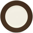 thumbnail image 3 of Noritake Colorwave Chocolate Set of 4 Rim Dinner Plates, 3 of 7