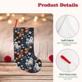 thumbnail image 4 of Lsque Cute ghost in the flowers Pattern 18 Inch Christmas Stockings, Festive Holiday Stocking for Christmas Decorations Holiday Decor, 4 of 8