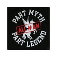 thumbnail image 3 of Hanes Men's Humor Part Myth, Part Legend, All Man Short Sleeve Graphic T-shirt, 3 of 5