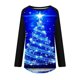 thumbnail image 4 of Blusas Navideñas Para Mujer Blusas de Manga Larga Cuello Redondo Camisa de Jersey Odeerbi  ODB184197, 4 of 5
