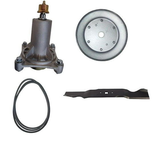 RAParts Deck Spindle Belt Pulley Blade Kit Fits Husqvarna LGT2654 LGTH2454 YTH24V54