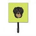 thumbnail image 2 of Carolines Treasures Checkerboard Lime Green Longhair Black and Tan Dachshund Leash or Key Holder 7Hx4.25W multicolor, 2 of 2