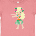 thumbnail image 4 of Inktastic Blonde Hula Girl Girls Baby T-Shirt, 4 of 5