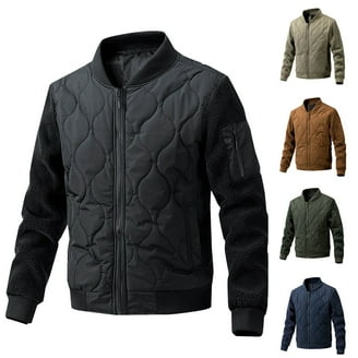 Express Men's Lightweight Long Sleeve Full Zip Bomber Jacket