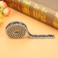 thumbnail image 2 of XingJian LLC 15mm Gray Diamond Mesh Wrap Roll - Sparkling Crystal Rhinestone Ribbon Decoration, 2 of 10