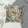 thumbnail image 2 of PHYHOO  Flowers and Bird Throw Pillow Cover, Cushion Case Outdoor Decoration for Sofa Couch Farmhouse, 2 of 5