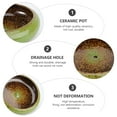 thumbnail image 5 of Tineasur Ceramic Hydroponic Plant Pot for Indoor Gardening and Home Decoration, Vessel Planter 1 Pc, 5 of 6