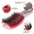 thumbnail image 4 of Hair Brush and Wide Tooth Comb for Wet Curly Hair, Painless Detangling, Blue with Paw Design, 4 of 4