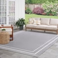 thumbnail image 2 of Nourison  Sandy Indoor / Outdoor Solid Area Rug Grey/Ivory 9' x 12' 9' x 12' Grey Rectangle, 2 of 5
