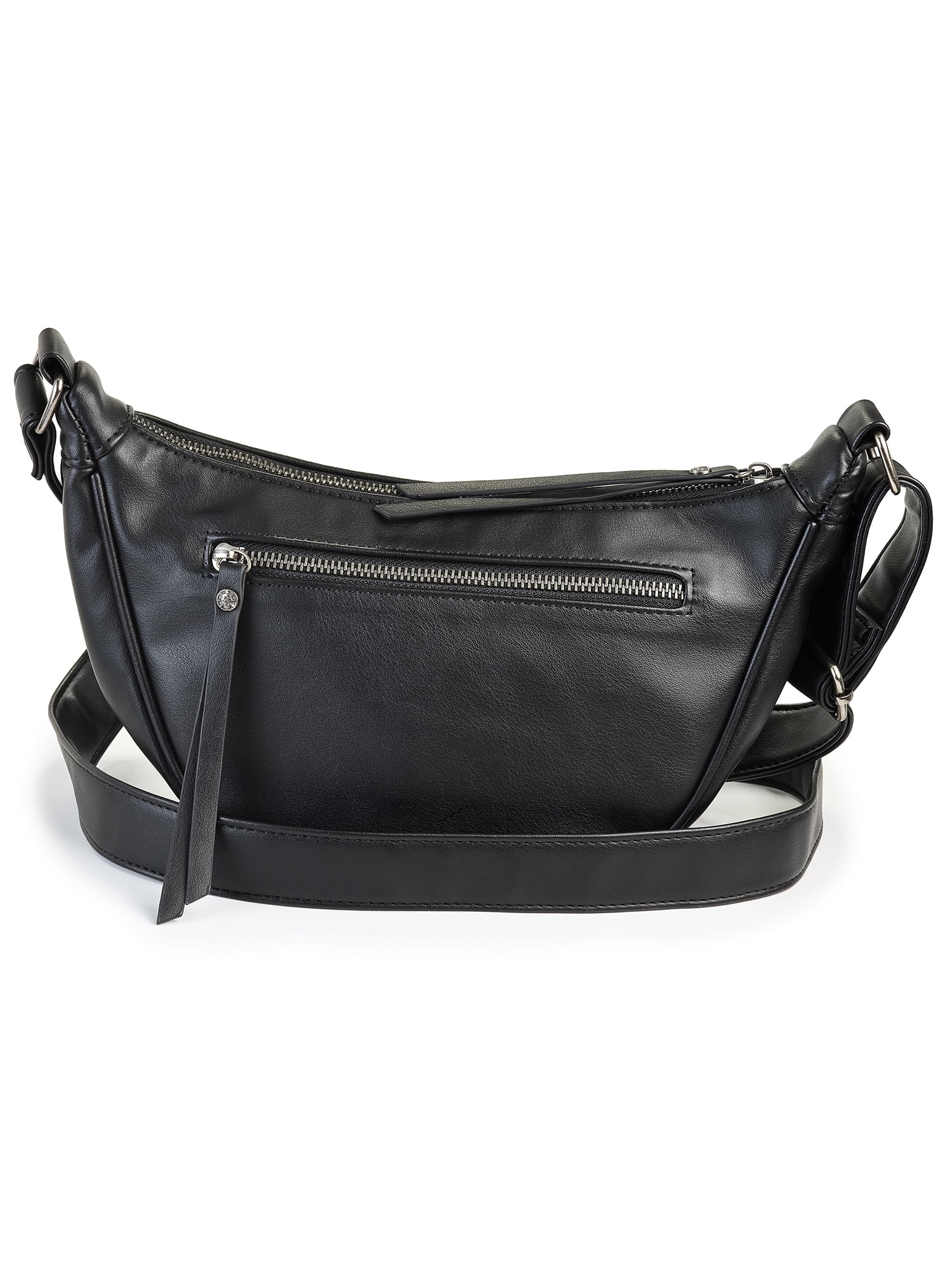 Ed Hardy Women's Marci Crescent Hobo Crossbody Bag, Black