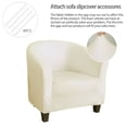 HOTBEST Tub Chair Covers for Armchairs,Tub Sofa Slipcover Polyester