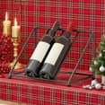 thumbnail image 5 of Shoreew Wine Bottle Rack Iron Inclined Display Holder for 4-5 Bottles Modern Minimalist Wine Organizer for Entryway Bar Cabinet Decor, 5 of 6
