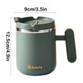 thumbnail image 3 of OEFNTAC Stainless Steel Insulated Mug with Lid 450ml 9x12.5cm 3.5x4.92in for Coffee Travel, 3 of 6
