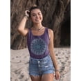thumbnail image 2 of Pipeline Waveflower Mandala Graphic - Women's Racerback, 2 of 4