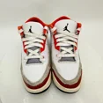 thumbnail image 3 of Ni - ke Ni - ke Boys Air Jordan 3 Kids Youth Size 1Y DV7027-108 White Red Basketball Shoes, 3 of 5