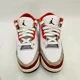 thumbnail image 3 of Ni - ke Ni - ke Boys Air Jordan 3 Kids Youth Size 1Y DV7027-108 White Red Basketball Shoes, 3 of 5