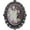 Lavender Ivory, variant on Gothic Steampunk Victorian Pendant Fairy Angel Cameo Jewelry on Black Velvet Choker
