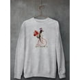 thumbnail image 3 of Spaniel On Penny Farthing Sweatshirt Men -Fab Funky Designs, Male Large, 3 of 4