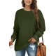 thumbnail image 1 of Sudaderas informales sólidas para mujer, camisetas de manga larga con cuello redondo, jerséis sueltos Ormromra WMZL-2179-38, 1 of 5