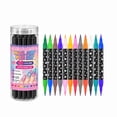 thumbnail image 5 of 12Pcs 24 Colors Dual-End Nail Art Pens Set with 10ml Adhesive, Precision Nail Painting Pens for DIY Nail Art & Decoration, Quick-Drying & Travel-Friendly, Gift for Women, 15ml Each + 10ml Adhesive, 5 of 8