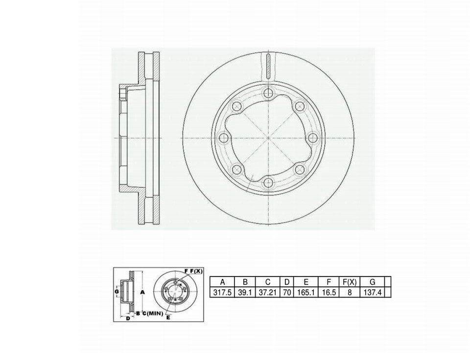 Winstop Brake Rotor, Front WS231745, Dodge Ram 2500 1999-1994