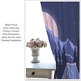 thumbnail image 4 of Adventure Camping Curtains, Caravan Camping Rv Starry Night Sky with Moonlight Pine Forest Scene Window Drapes for Home Kitchen Bedroom Living Room, 72" W X 63" L,, 4 of 8