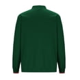 thumbnail image 3 of Jalioing Men's Golf Shirt Casual Breathable Long Sleeve Collared Shirts Fashion Solid Color Athletic Tops, 3 of 6