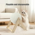 thumbnail image 4 of Cat Scratching Post with Rotating Ball, Sisal Cat Toy and Climbing Frame Accessory, Non-Tip Durable Cat Scratcher with Replaceable Rope for Indoor Cats Entertainment, 4 of 6