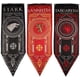 thumbnail image 1 of Juego de Tronos 3 Banderas Stark, Targaryen, Lannister 46x152 cm, 1 of 1