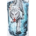 thumbnail image 3 of HEADS OR TAILS Mens Rhinestone T-Shirt Tiger On Water, White, S, 3 of 5