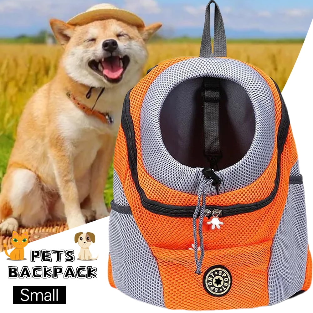 SMONT Dog Carrier Backpack Dog Carriers for Small Dogs Breathable Head Out  Design with Reflective Safe Dog Backpack Carrier for Small Medium Dogs Cats