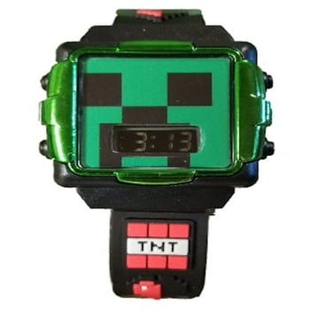 Minecraft "TNT CREEPER" Unisex Child LCD Watch - MIN4069WM