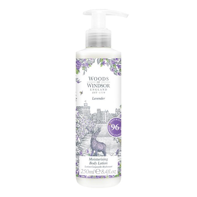 Loción corporal Woods of Windsor Floral con aroma a lavanda, 250 ml