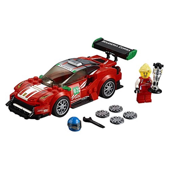LEGO Speed ​​Champions Ferrari 488 GT3 "Scuderia Corsa" 75886 Kit de construcción (179 piezas) (Dises
