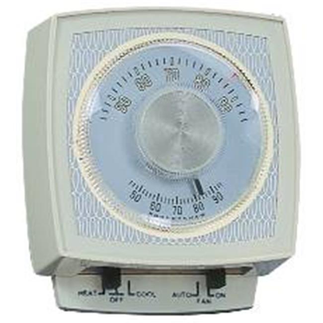 Robertshaw NonProgrammable Mechanical Thermostat, 24 Volts, 1 Heat/1