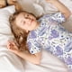 thumbnail image 5 of Balery Lavender Flowers Conjunto de Pijama Infantil de Manga Corta con Estampado – Ropa de Dormir de Algodón Suave-XX-Large, 5 of 6