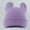 Purple, variant on Woolen Hat Women's Knitted Woolen Hat Cute Cat Ears Winter Warm Knitted Big Ears Crochet Skiing Cycling Outdoor Earmuffs Cold Weather Hats Hat to Cover Ears Aka Winter Hat Mens Hat And