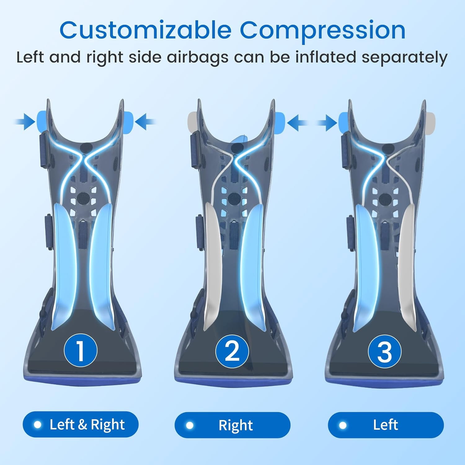 Tall Air Boot Tall CAM Boot,Orthopedic Walking Boot for Sprained Ankle with Air Pump ,Unisex Foot Brace for Injured Foot, Ankle Sprain, Broken Toe & Post Surgery(Small)