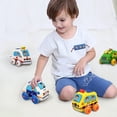 thumbnail image 3 of Travelwant Kids Pull-Back Vehicle Set - Soft Baby Toy Set With Cars and Trucks, 3 of 8