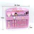 thumbnail image 4 of Venta al por mayor, brocha de maquillaje profesional de lujo, brocha de sombra de ojos personalizada, juego de brochas de maquillaje rosa y amarillo, configuración OEM de Hallo Kitty, 4 of 4