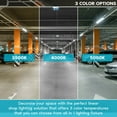 thumbnail image 2 of Luxrite 3FT LED Strip Light Fixture, 25W, 3450 Lumens, 3 Color Selectable 3500K-5000K, Dimmable, Damp Rated, UL Listed, 2 of 7