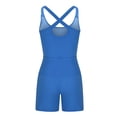 thumbnail image 3 of Womens Running Onesie Workout Rompers One Piece Outfits Exercise Jumpsuits Sleeveless Athletic Tennis Romper Gym Yoga Clothes, 3 of 5